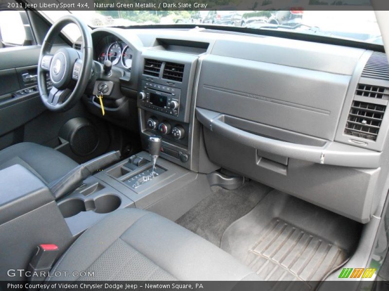Natural Green Metallic / Dark Slate Gray 2011 Jeep Liberty Sport 4x4
