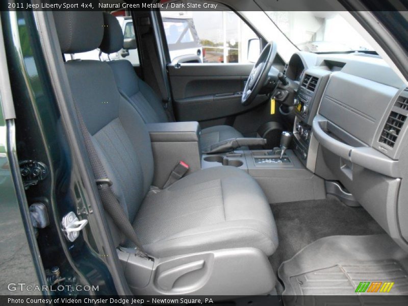 Natural Green Metallic / Dark Slate Gray 2011 Jeep Liberty Sport 4x4