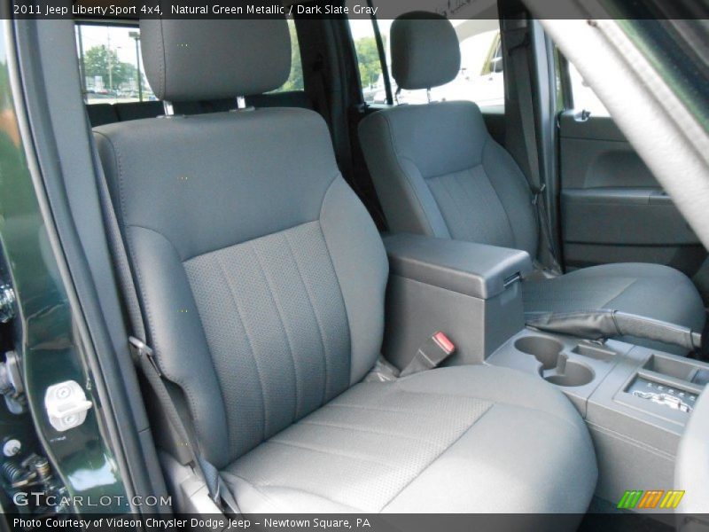 Natural Green Metallic / Dark Slate Gray 2011 Jeep Liberty Sport 4x4