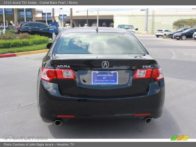 Crystal Black Pearl / Ebony 2010 Acura TSX Sedan