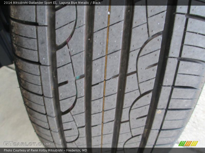 Laguna Blue Metallic / Black 2014 Mitsubishi Outlander Sport ES