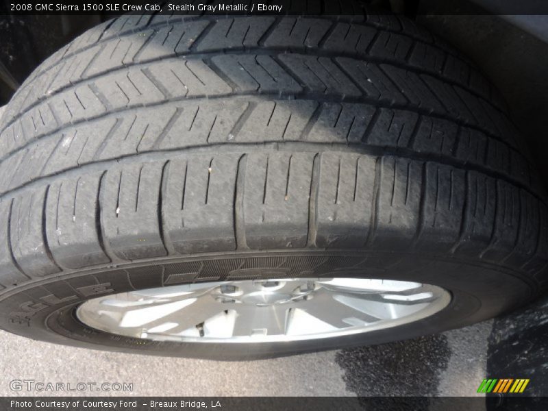 Stealth Gray Metallic / Ebony 2008 GMC Sierra 1500 SLE Crew Cab