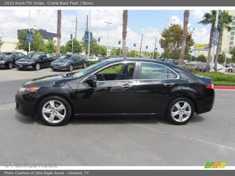 Crystal Black Pearl / Ebony 2010 Acura TSX Sedan