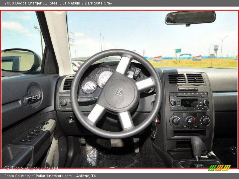Steel Blue Metallic / Dark Slate Gray 2008 Dodge Charger SE