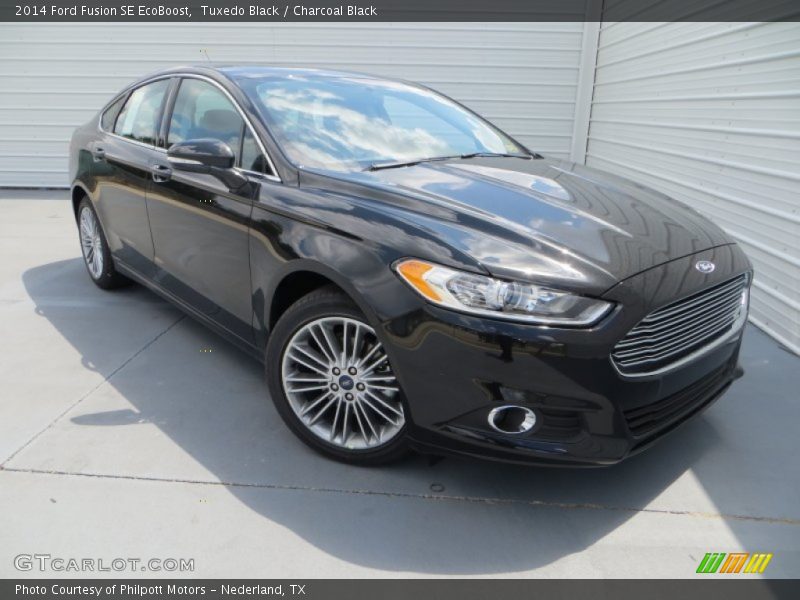 Tuxedo Black / Charcoal Black 2014 Ford Fusion SE EcoBoost