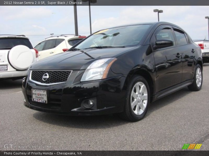 Super Black / Charcoal 2012 Nissan Sentra 2.0 SR
