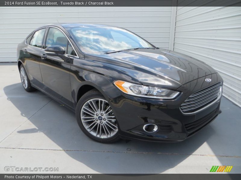 Tuxedo Black / Charcoal Black 2014 Ford Fusion SE EcoBoost