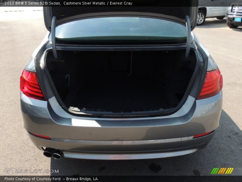 Cashmere Silver Metallic / Everest Gray 2013 BMW 5 Series 528i Sedan