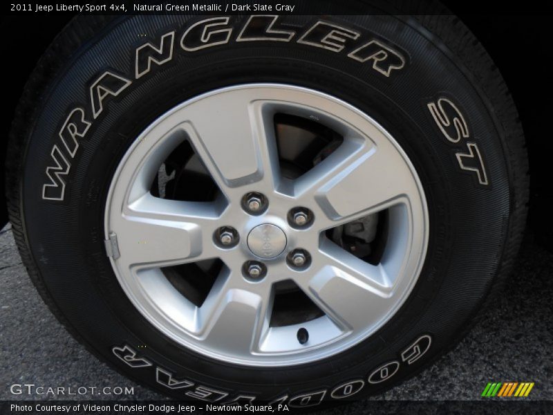 Natural Green Metallic / Dark Slate Gray 2011 Jeep Liberty Sport 4x4