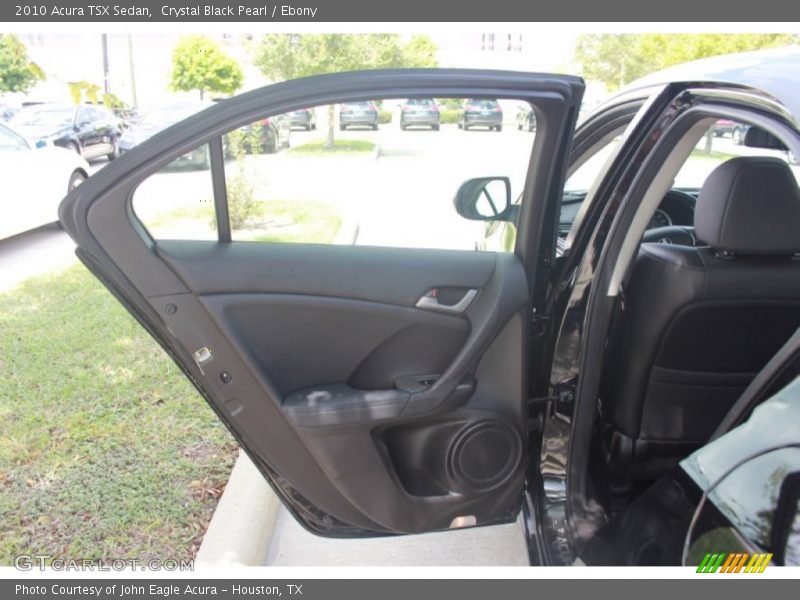 Crystal Black Pearl / Ebony 2010 Acura TSX Sedan