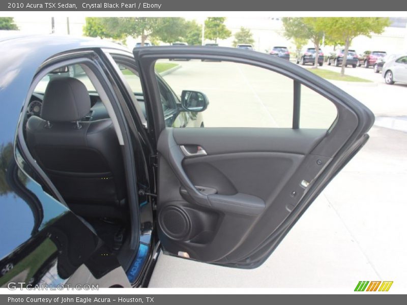 Crystal Black Pearl / Ebony 2010 Acura TSX Sedan