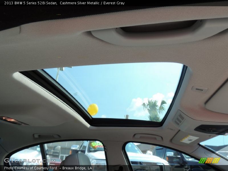 Cashmere Silver Metallic / Everest Gray 2013 BMW 5 Series 528i Sedan