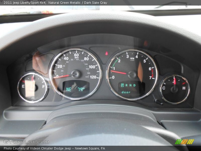 Natural Green Metallic / Dark Slate Gray 2011 Jeep Liberty Sport 4x4