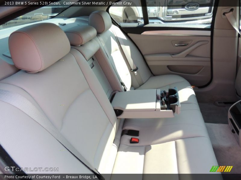 Cashmere Silver Metallic / Everest Gray 2013 BMW 5 Series 528i Sedan