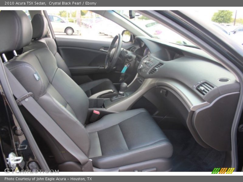 Crystal Black Pearl / Ebony 2010 Acura TSX Sedan