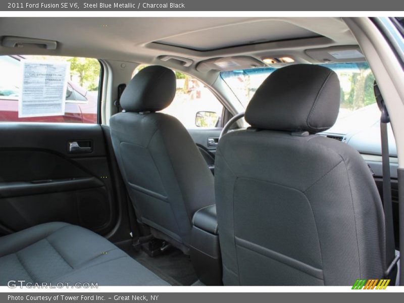 Steel Blue Metallic / Charcoal Black 2011 Ford Fusion SE V6