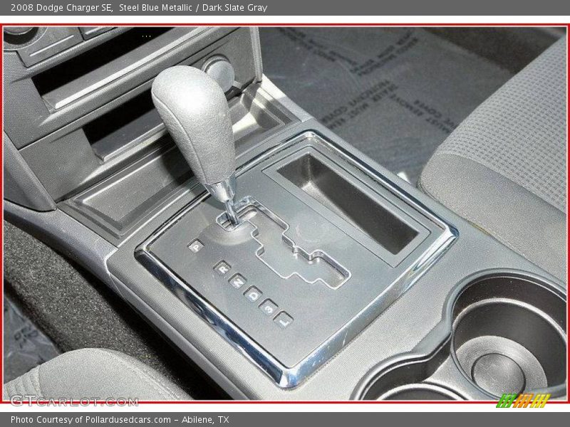 Steel Blue Metallic / Dark Slate Gray 2008 Dodge Charger SE