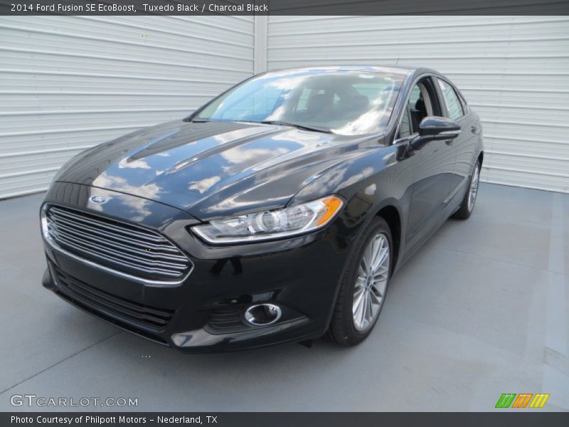 Tuxedo Black / Charcoal Black 2014 Ford Fusion SE EcoBoost