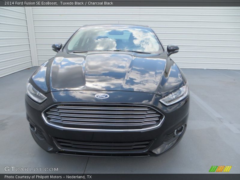 Tuxedo Black / Charcoal Black 2014 Ford Fusion SE EcoBoost