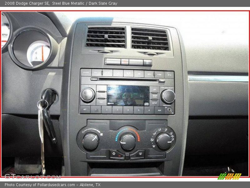 Steel Blue Metallic / Dark Slate Gray 2008 Dodge Charger SE