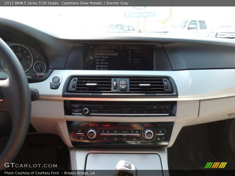 Cashmere Silver Metallic / Everest Gray 2013 BMW 5 Series 528i Sedan