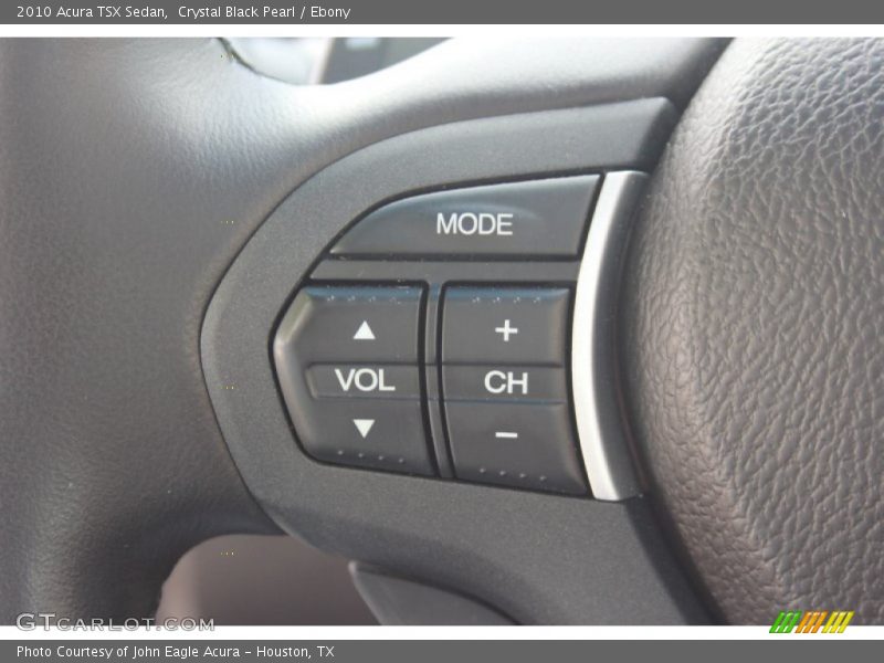 Crystal Black Pearl / Ebony 2010 Acura TSX Sedan
