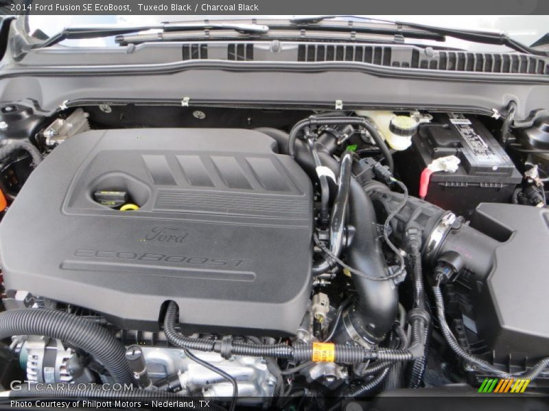 Tuxedo Black / Charcoal Black 2014 Ford Fusion SE EcoBoost