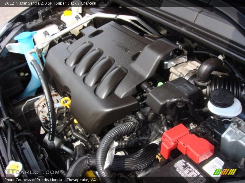 Super Black / Charcoal 2012 Nissan Sentra 2.0 SR