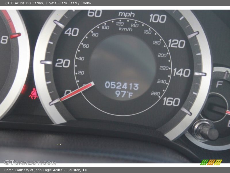 Crystal Black Pearl / Ebony 2010 Acura TSX Sedan