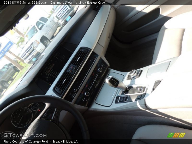 Cashmere Silver Metallic / Everest Gray 2013 BMW 5 Series 528i Sedan