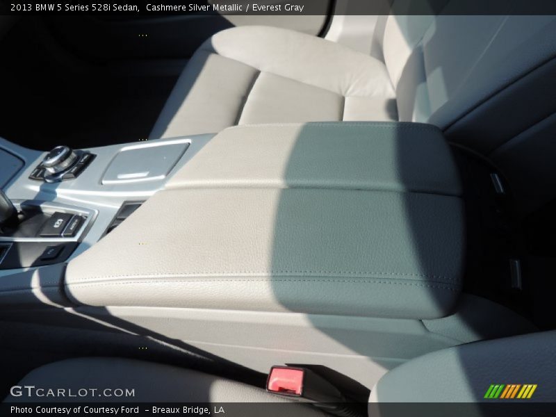 Cashmere Silver Metallic / Everest Gray 2013 BMW 5 Series 528i Sedan