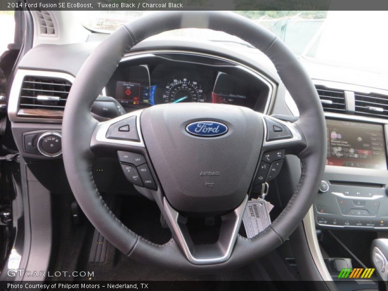 Tuxedo Black / Charcoal Black 2014 Ford Fusion SE EcoBoost