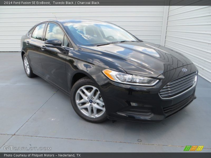 Tuxedo Black / Charcoal Black 2014 Ford Fusion SE EcoBoost