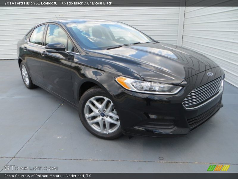 Tuxedo Black / Charcoal Black 2014 Ford Fusion SE EcoBoost