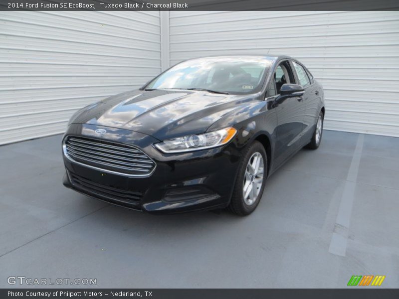 Tuxedo Black / Charcoal Black 2014 Ford Fusion SE EcoBoost