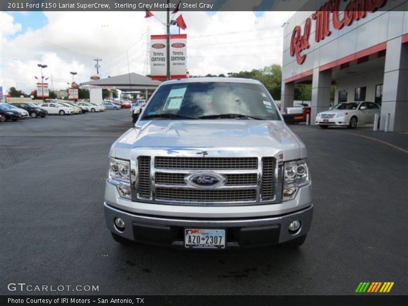 Sterling Grey Metallic / Steel Gray 2011 Ford F150 Lariat SuperCrew