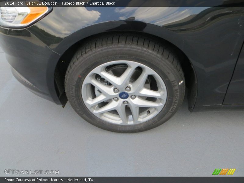 Tuxedo Black / Charcoal Black 2014 Ford Fusion SE EcoBoost