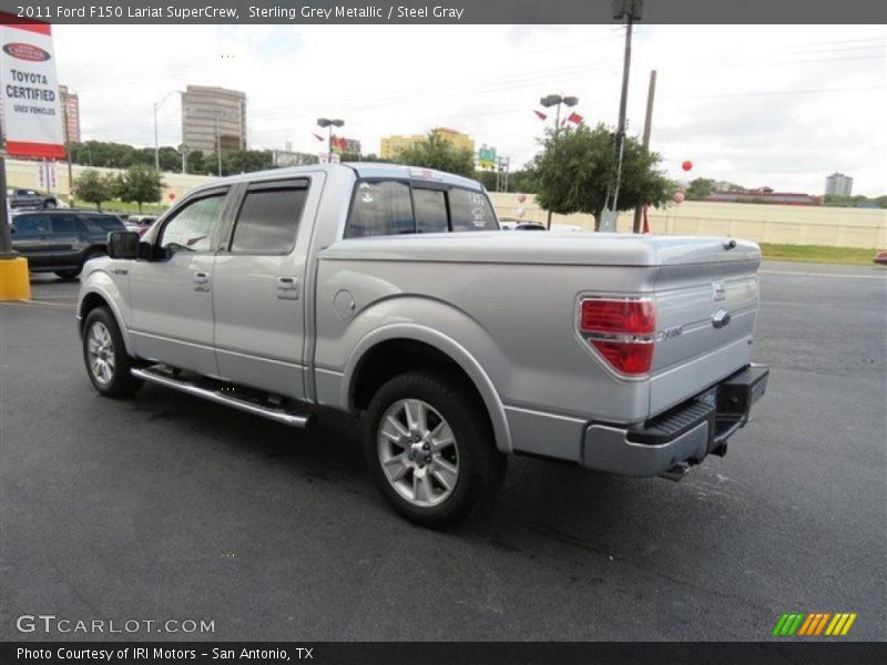 Sterling Grey Metallic / Steel Gray 2011 Ford F150 Lariat SuperCrew