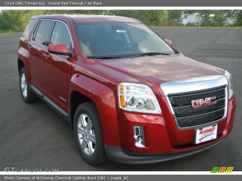 Crystal Red Tintcoat / Jet Black 2014 GMC Terrain SLE