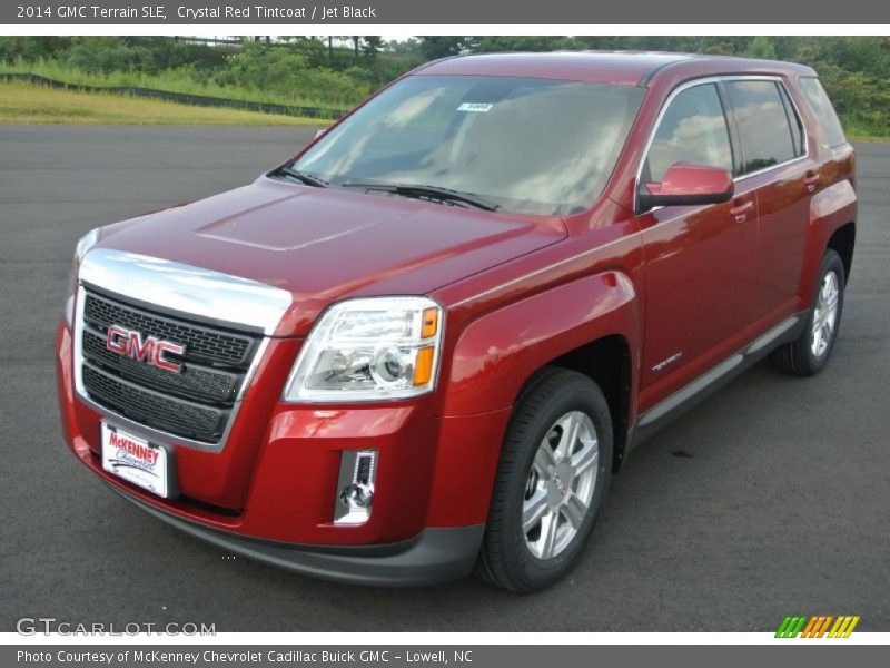 Crystal Red Tintcoat / Jet Black 2014 GMC Terrain SLE