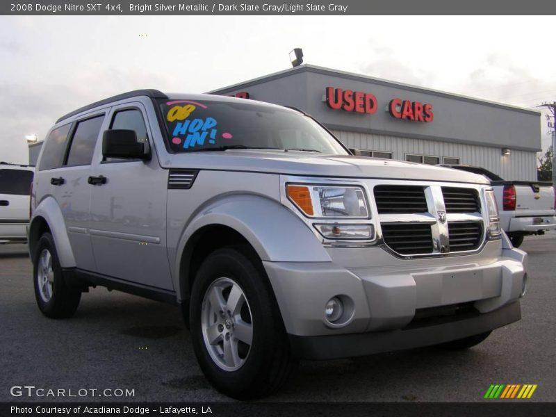 Bright Silver Metallic / Dark Slate Gray/Light Slate Gray 2008 Dodge Nitro SXT 4x4
