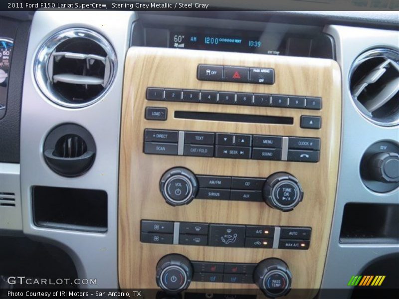 Sterling Grey Metallic / Steel Gray 2011 Ford F150 Lariat SuperCrew