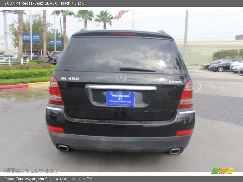 Black / Black 2007 Mercedes-Benz GL 450