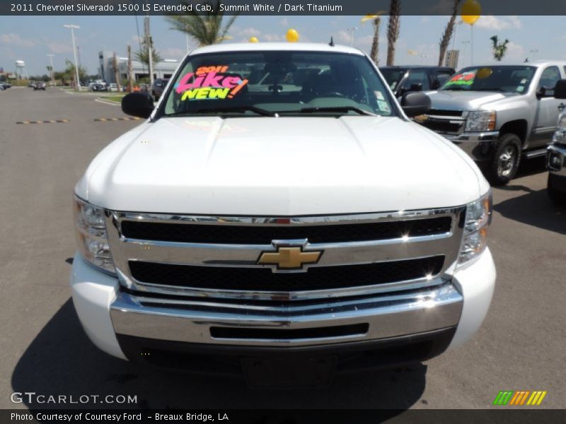 Summit White / Dark Titanium 2011 Chevrolet Silverado 1500 LS Extended Cab