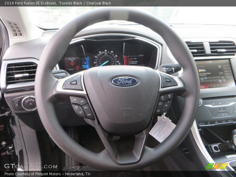 Tuxedo Black / Charcoal Black 2014 Ford Fusion SE EcoBoost