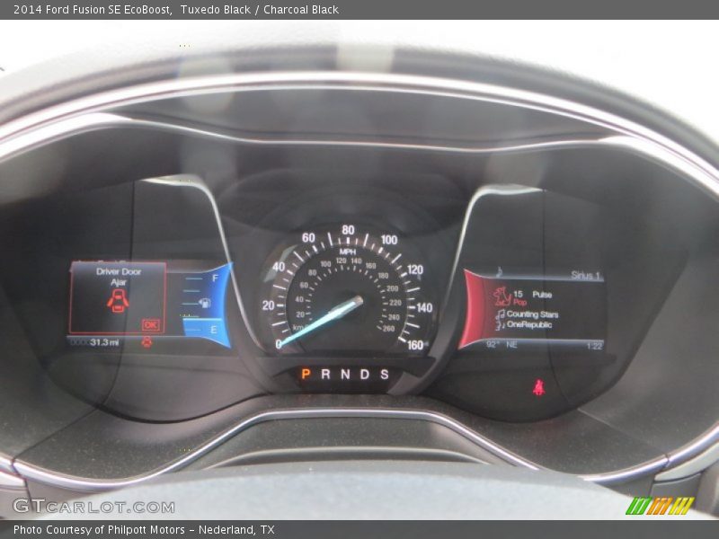 Tuxedo Black / Charcoal Black 2014 Ford Fusion SE EcoBoost