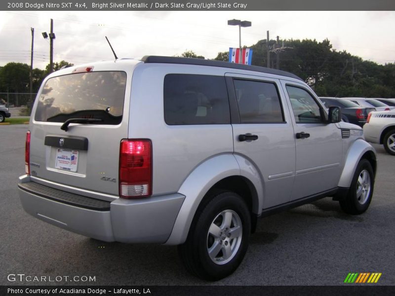 Bright Silver Metallic / Dark Slate Gray/Light Slate Gray 2008 Dodge Nitro SXT 4x4