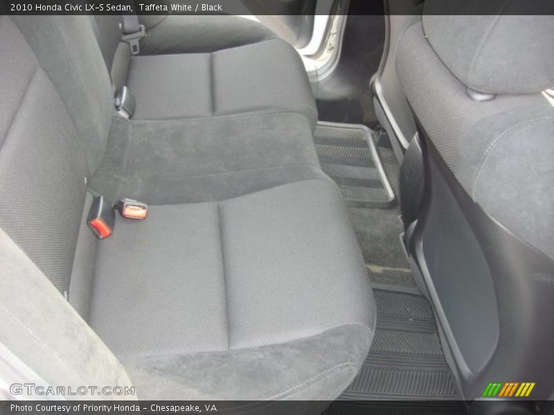 Taffeta White / Black 2010 Honda Civic LX-S Sedan