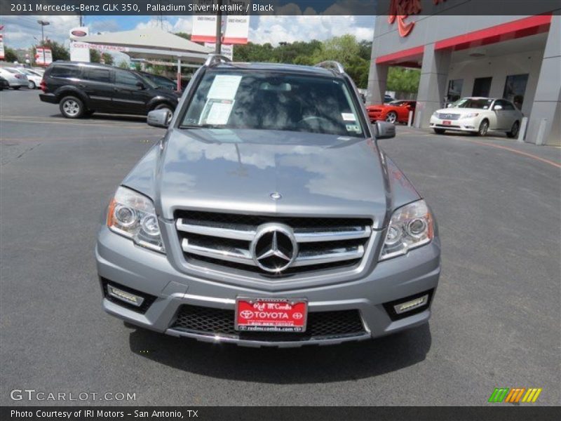 Palladium Silver Metallic / Black 2011 Mercedes-Benz GLK 350