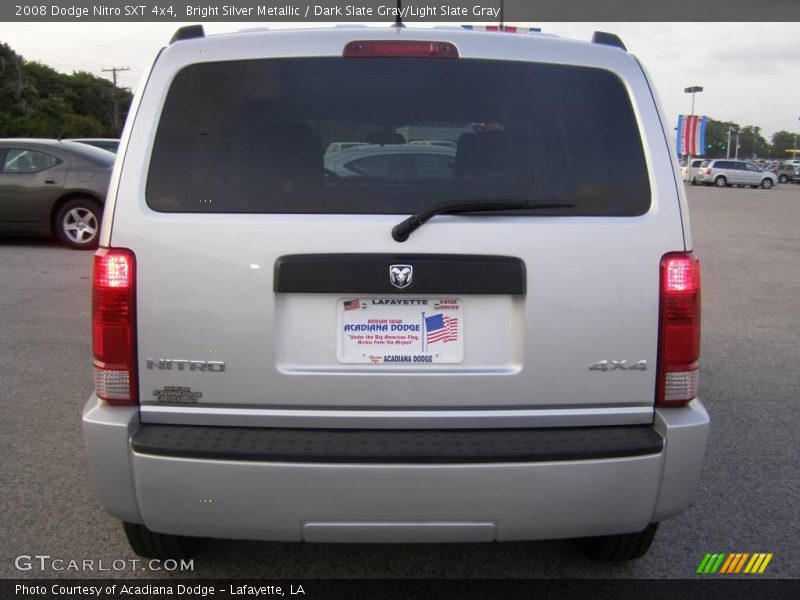 Bright Silver Metallic / Dark Slate Gray/Light Slate Gray 2008 Dodge Nitro SXT 4x4